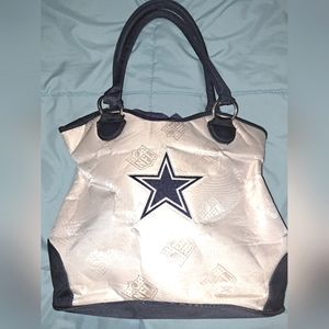 MVF Dallas Cowboys  NFL Logo Fabric Shoulder Bag 10"H x15L x6D